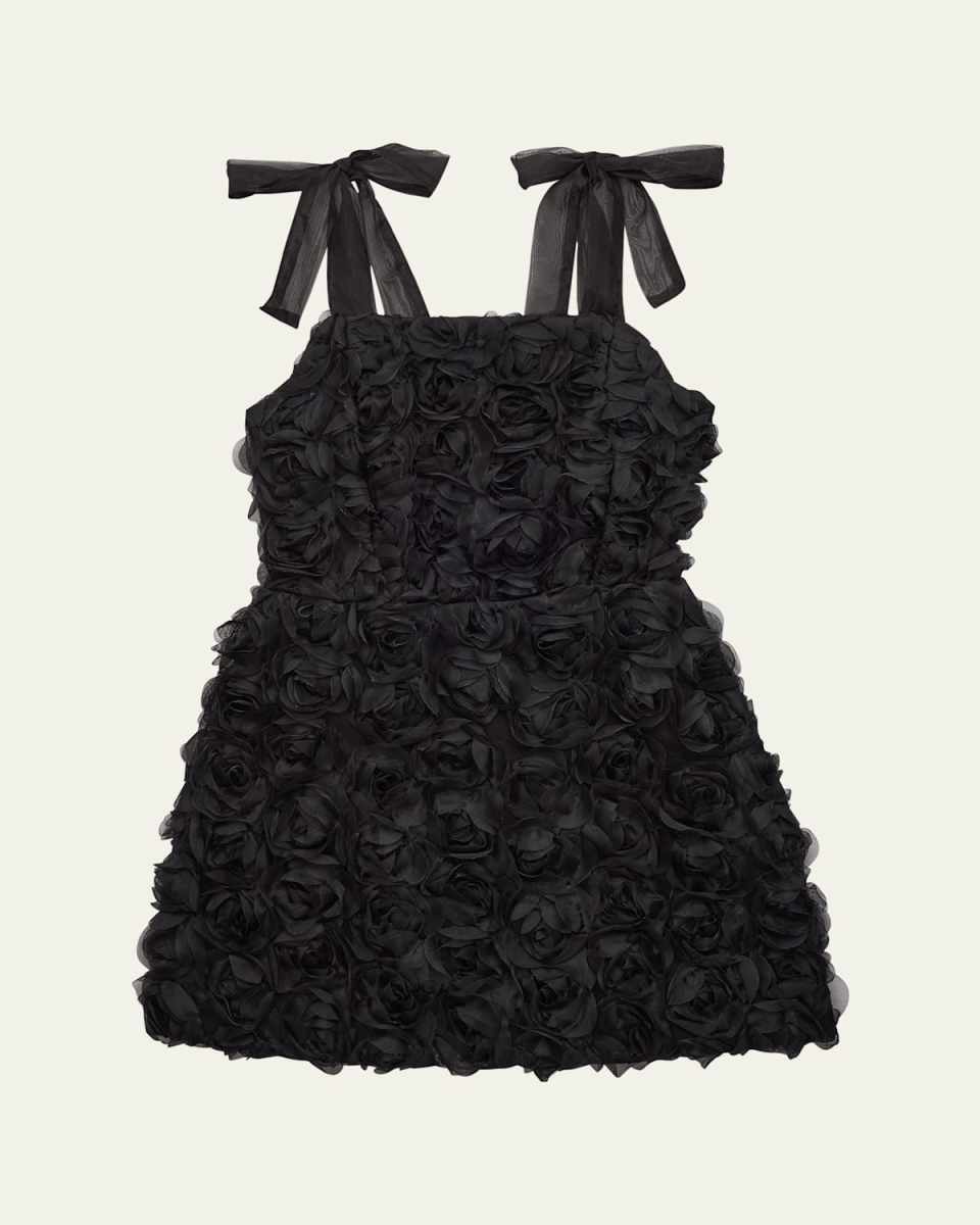 Girl's Tween Bonnie Roses Mini Dress, Size S-XL